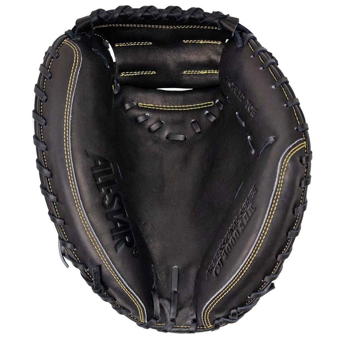 All-Star Pro-Elite Solid Black Baseball Catcher's Mitt, 33.5" - (CM3000SBK-1)3