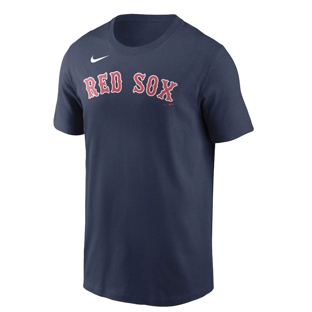 boston red sox dress shirt Nike Adult MLB Short Sleeve Cotton Tee N199 / Ny28 Boston Red Sox Blue