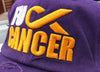 Cancer_embroiderCancer_embroidery_Hat_Purple/Yellow1
