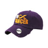 Cancer_embroiderCancer_embroidery_Hat_Purple/Yellow