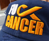 Cancer_embroidery_Hat_Navy/Yellow1