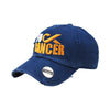 Cancer_embroidery_Hat_Navy/Yellow