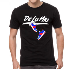 Dominican Phrase De lo mio printed Black T-Shirt