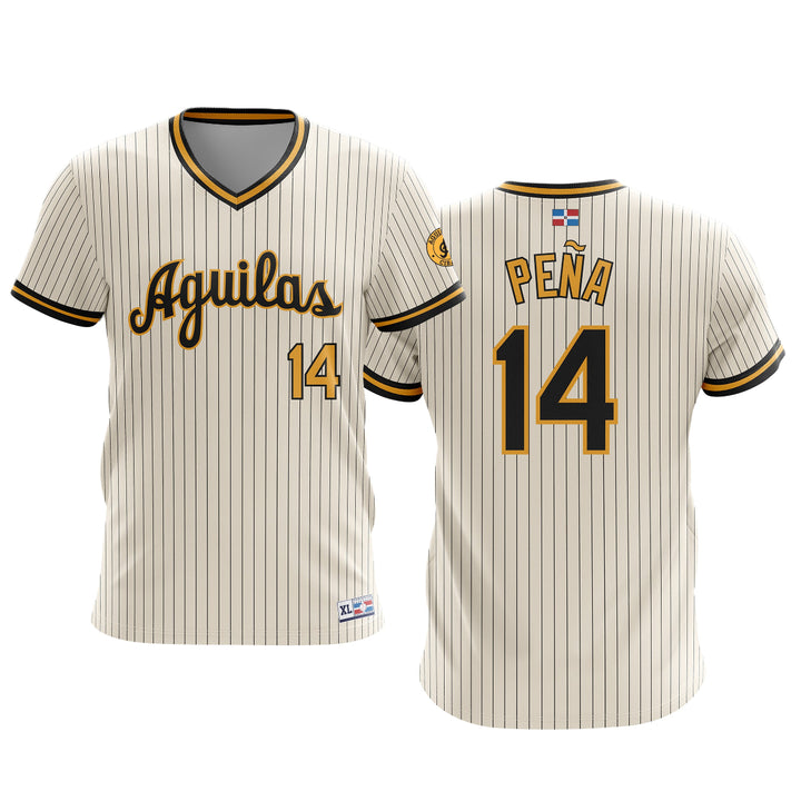 Dominican Baseball Team - Aguilas - Hall of Fame Jersey "PEÑA"