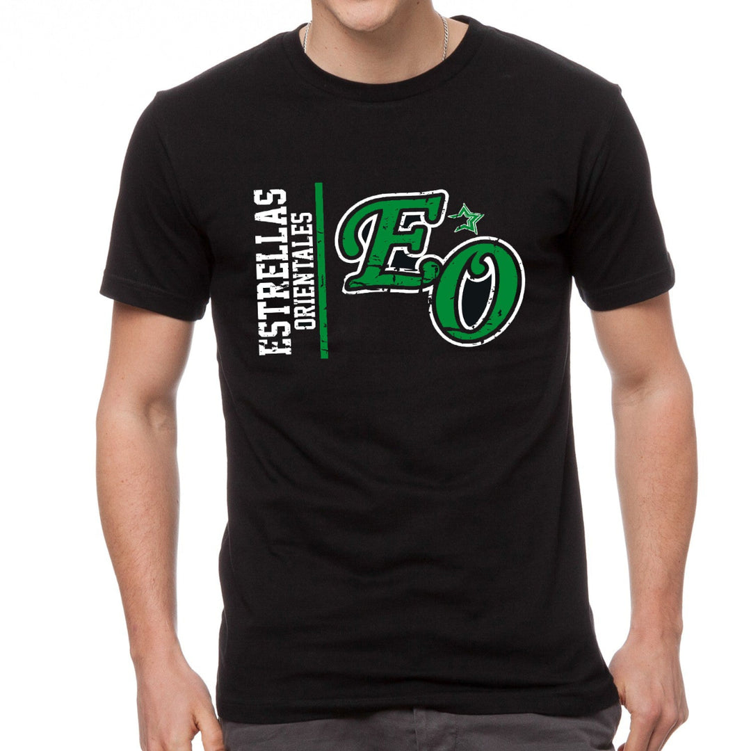 Dominican Baseball Team - Estrellas Orientales Vintage Design Black T-Shirts