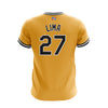 Dominican Hall of Fame Aguilas Cibaenas Jersey Gold-Lima 27 
