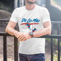 Dominican Phrase De lo mio Printed White T-Shirt1