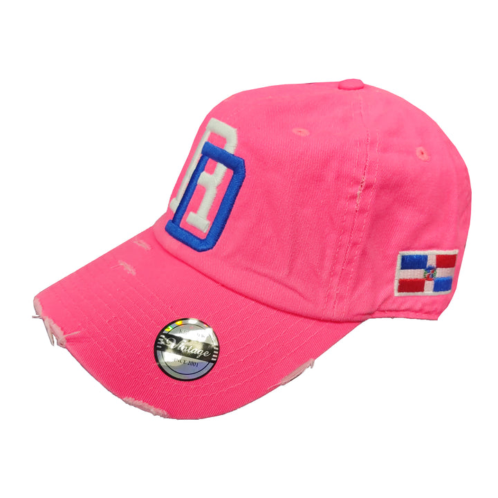 Dominican_RD_Vintage_Neon_Colors_Hats_-_Pink
