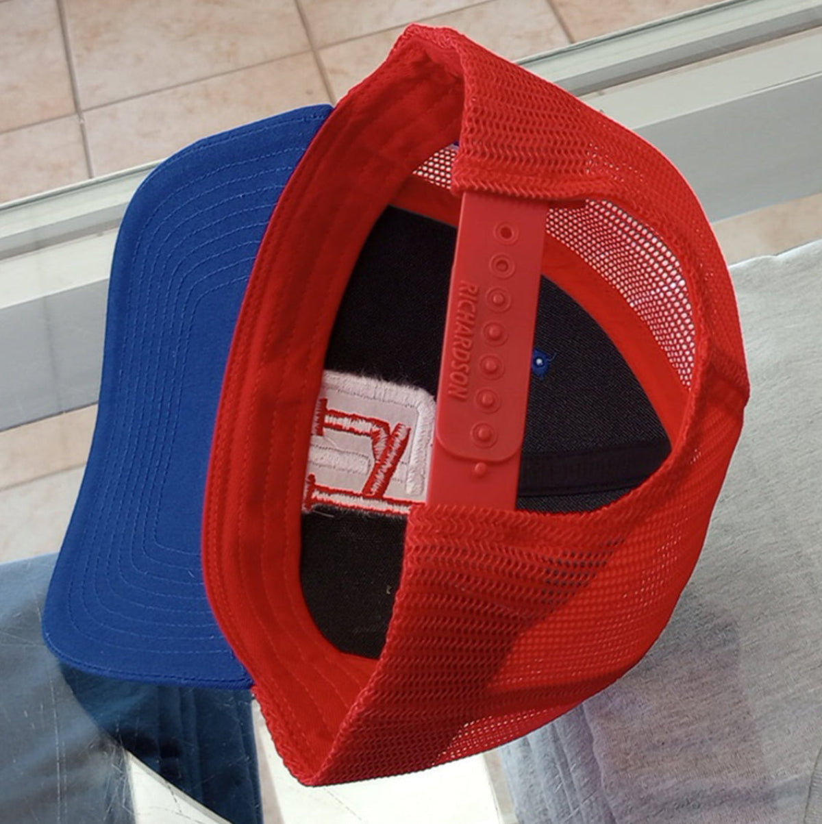 Dominican Republic SnapBack Mesh Royal Red Cap RD – Peligro Sports