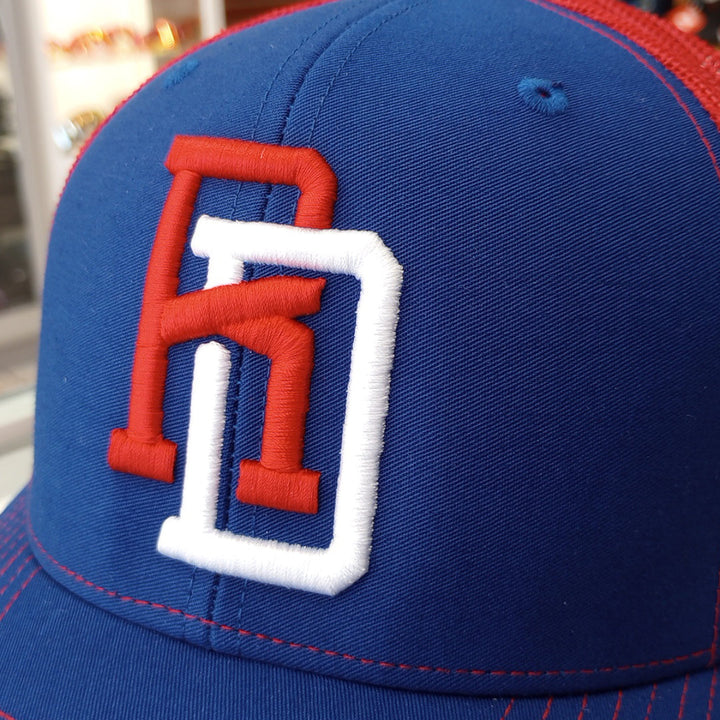 Dominican Republic SnapBack Mesh Royal Red Cap RD_Royal/Red4