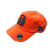 Vintage Adjustable Dominican Shield Neon Orange Hats