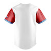 Dominicana Full Button Sublimated Jersey White/Red1