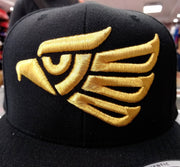 Embroidered Eagle and flag Mexico SLIM LOGO SnapBack hat3