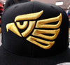Embroidered Eagle and flag Mexico SLIM LOGO SnapBack hat3