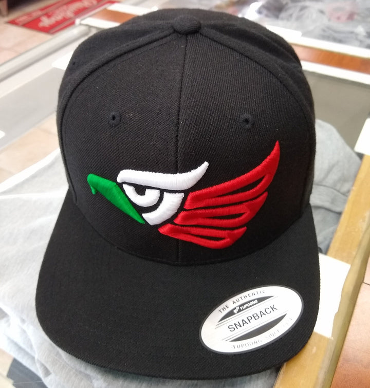 Embroidered Eagle and flag Mexico SLIM LOGO SnapBack hat5