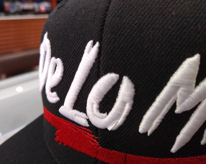 Embroidered_Logo_De_lo_mio_SnapBack_Hats_Black3