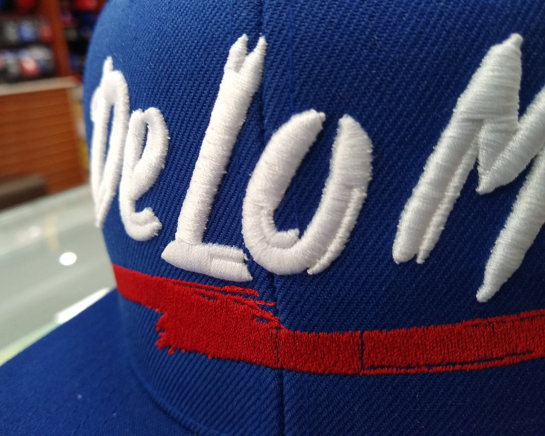 Embroidered_Logo_De_lo_mio_SnapBack_Hats_Royal1