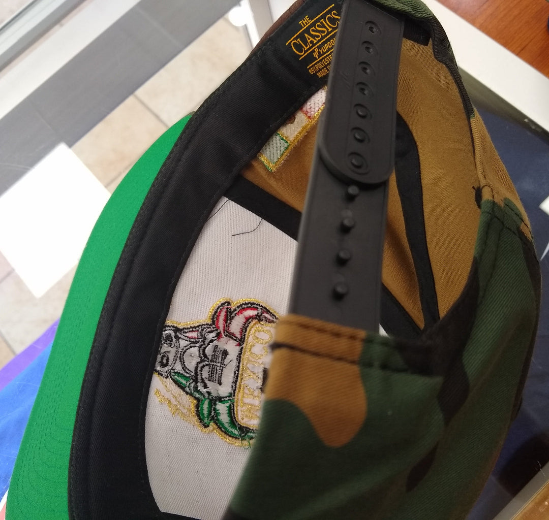 Embroidered SnapBack Mexican Bull logo Camouflage Hat4