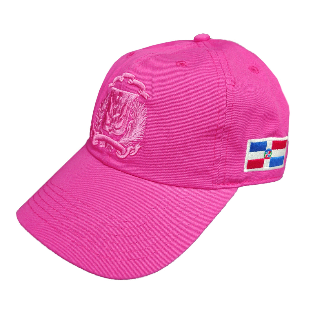 Escudo Republica Dominicana - Dominican Shield Pink / Pink Color Dad Hat