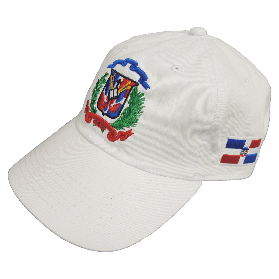 Escudo Republica Dominicana - Dominican Shield White / Full Color Dad Hat