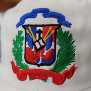 Escudo Republica Dominicana - Dominican Shield White / Full Color Dad Hat2