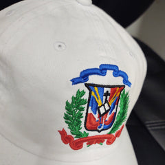 Escudo Republica Dominicana - Dominican Shield White / Full Color Dad Hat5