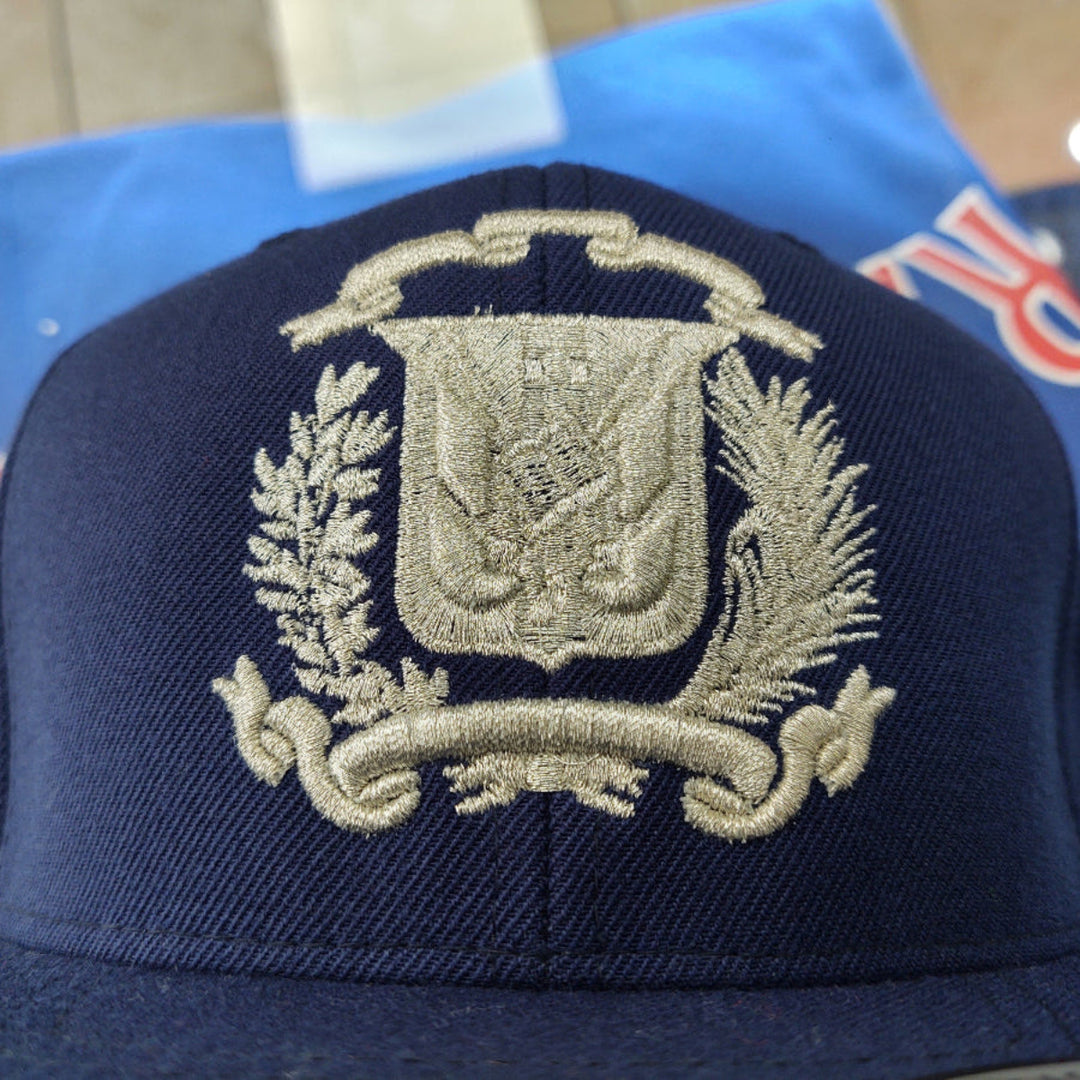 Escudo Republica Dominicana - Dominican Snapback Navy Blue - Metallic SilverHat2