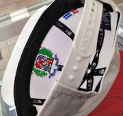 Escudo Republica Dominicana - Dominican Snapback White - Full Color Hat6