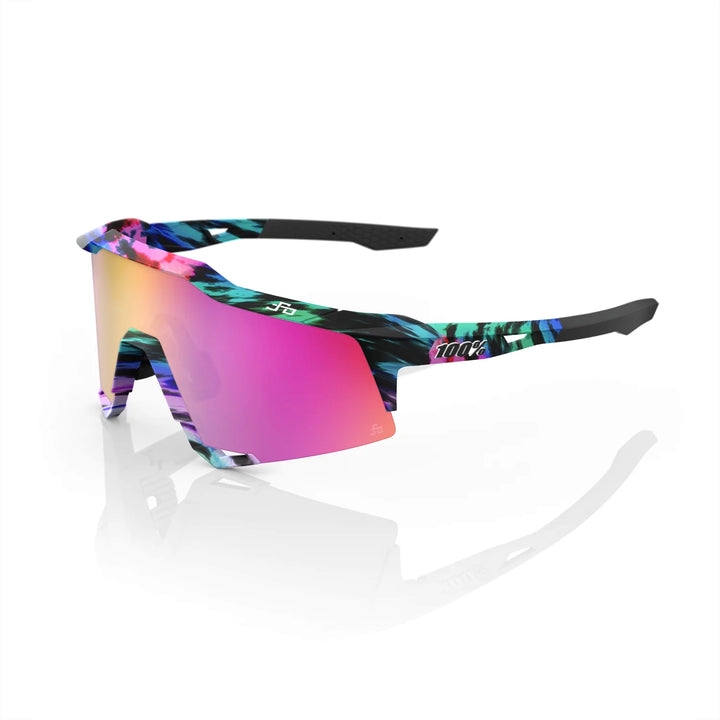100% SPEEDCRAFT® Peter Sagan LE Soft Tact Tie Dye Purple Multilayer Mirror Lens 60007-00020