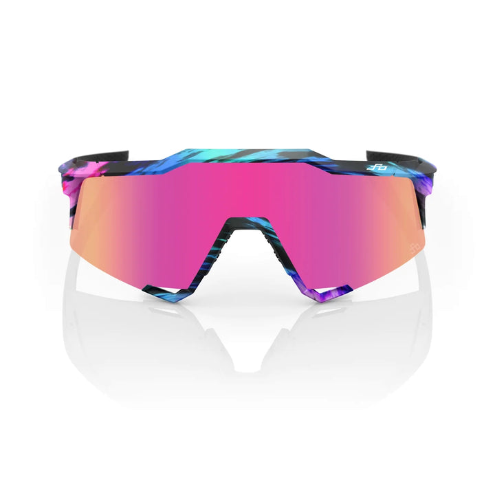 100% SPEEDCRAFT® Peter Sagan LE Soft Tact Tie Dye Purple Multilayer Mirror Lens 60007-00020