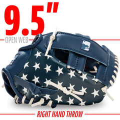 FRANKLIN MLB RTP USA T-BALL FIELDING GLOVE YOUTH 22900-9.5"_3