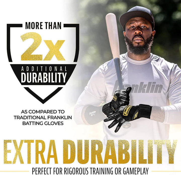 Franklin Infinite Powerstrap Series Adult Batting Gloves - Long Cuff3