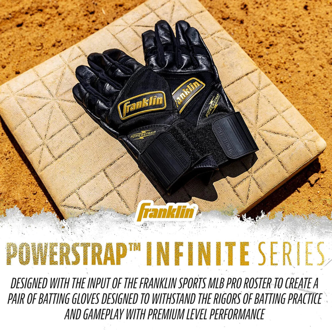 Franklin Infinite Powerstrap Series Adult Batting Gloves - Long Cuff5