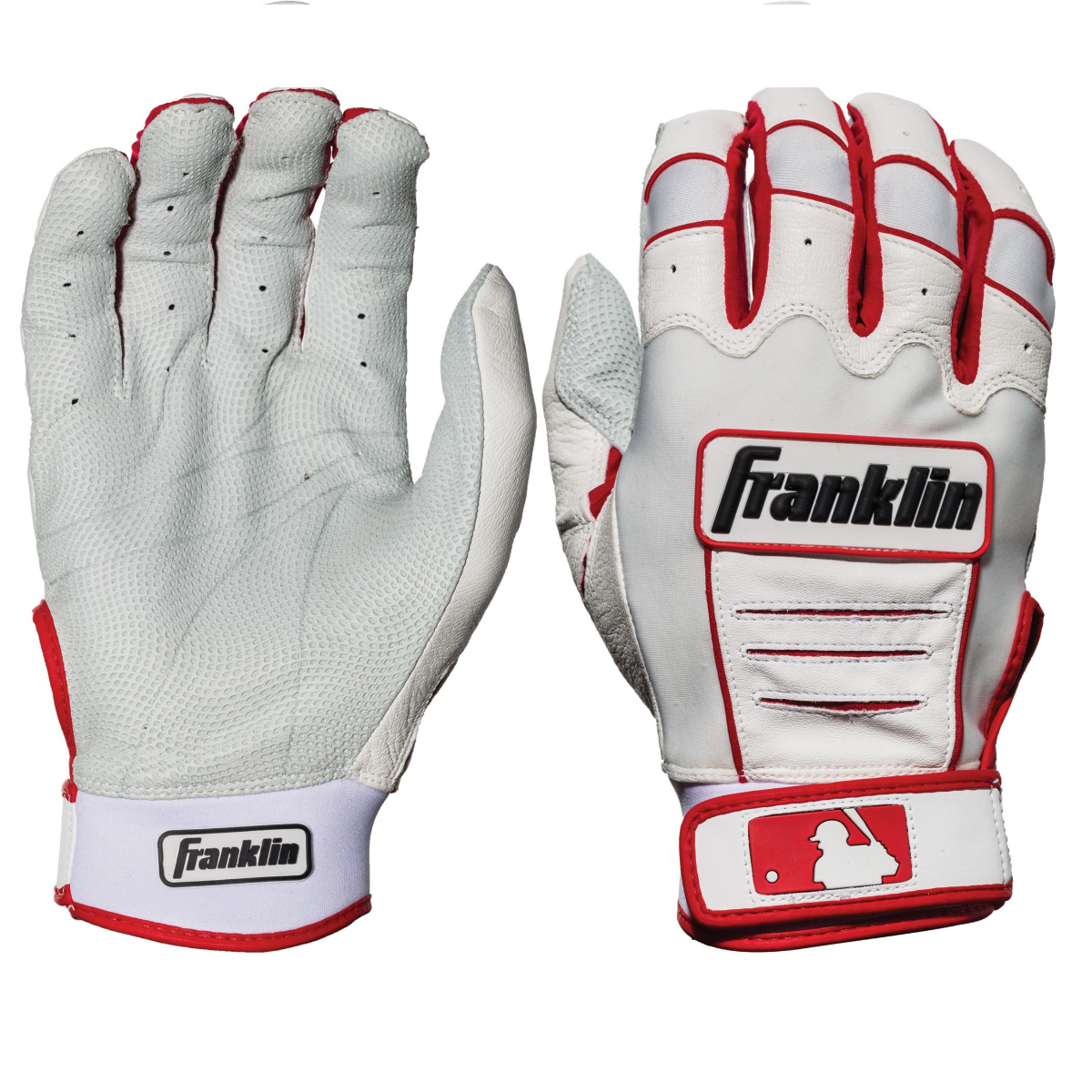 Guantillas S Franklin CFX PRO Blanco con Rojo