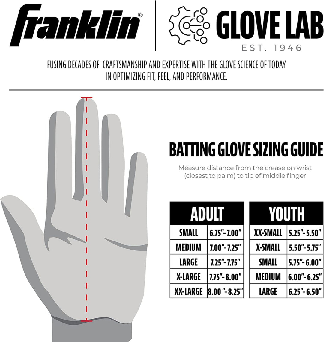 Franklin Pro Classic Gold Series Batting Gloves2