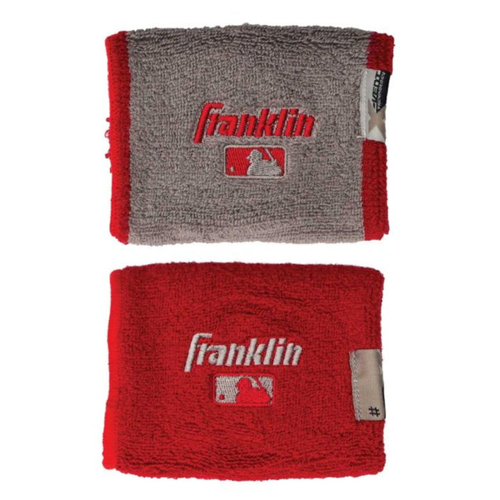 Franklin X-Vent Reversible Wristbands - 4 inches_Scarlet1