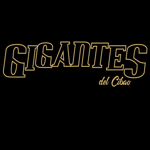 Gigantes del Cibao Gold Outline Hoodies