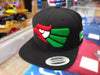 Embroidered Eagle and flag Mexico WIDE logo SnapBack hat