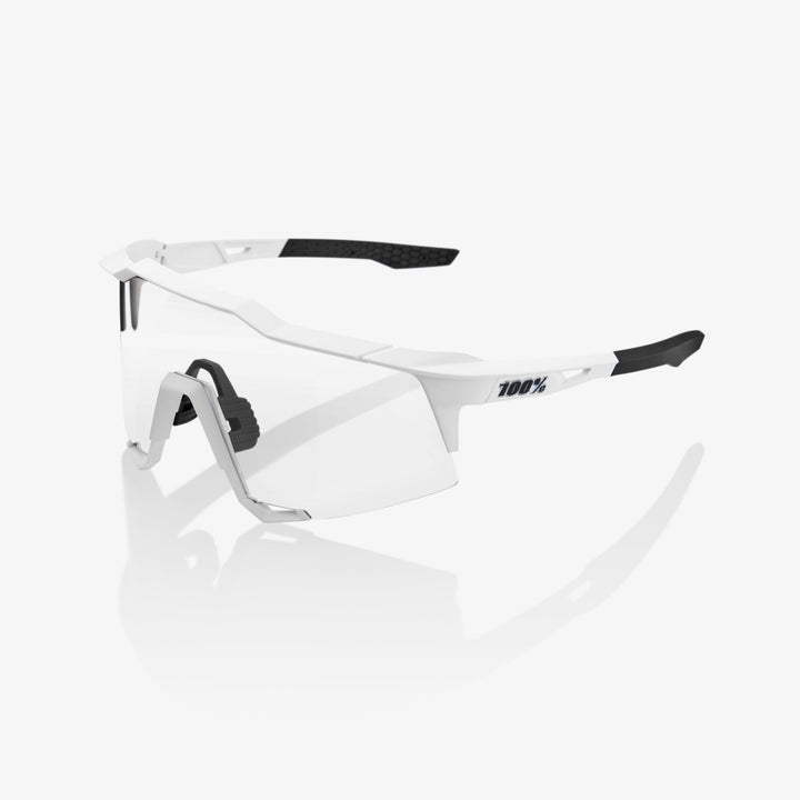 SPEEDCRAFT® Matte White HiPER® Blue Multilayer Mirror Lens + Clear Lens Included