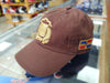 Escudo Republica Dominicana - Dominican Shield Brown/Metallic Gold Color Dad Hat