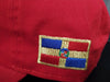 Escudo Republica Dominicana - Dominican Red/Metallic Gold Shield  Dad Hat