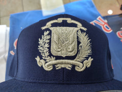 Escudo Republica Dominicana - Dominican Snapback Navy Blue - Metallic SilverHat