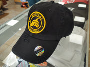 Aguilas Cibaeñas Embroidered Vintage Black Round-Logo Hat