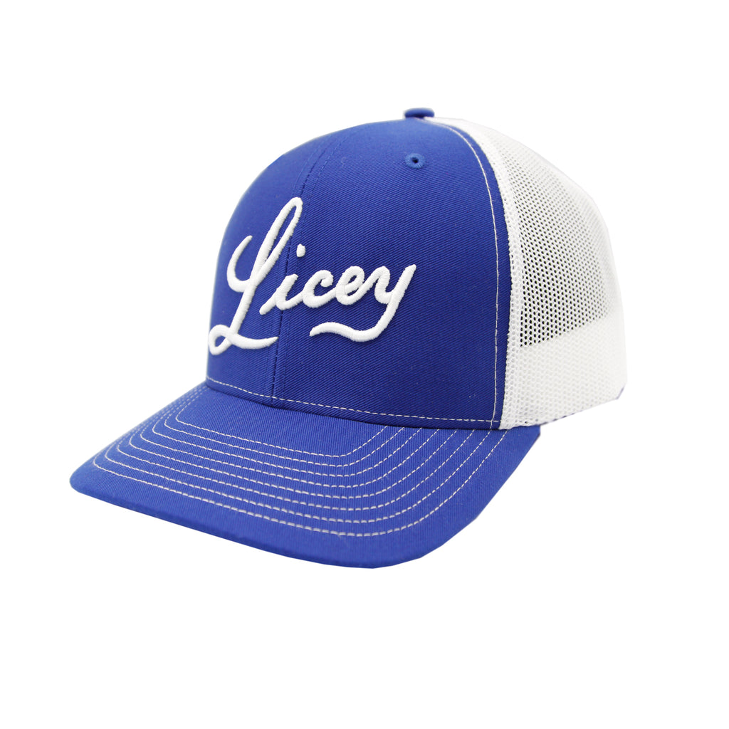 4Fans Licey Royal Blue Fitted Hat 7 3/8