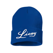 Licey Skully hats Royal - peligrosportsnyc