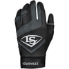 Louisville Slugger Adult Genuine Batting Gloves - Black / White1