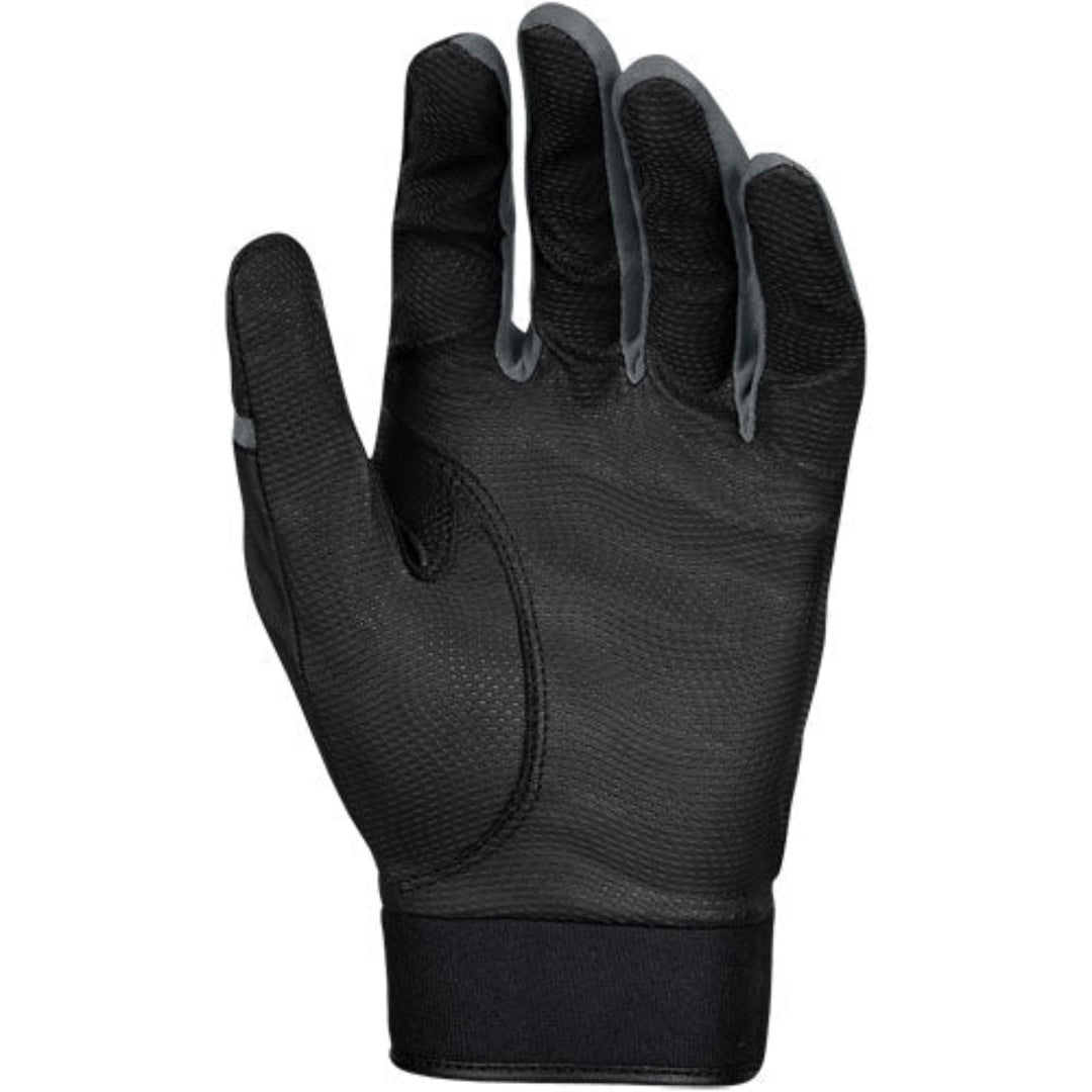 Louisville Slugger Adult Genuine Batting Gloves - Black / White2