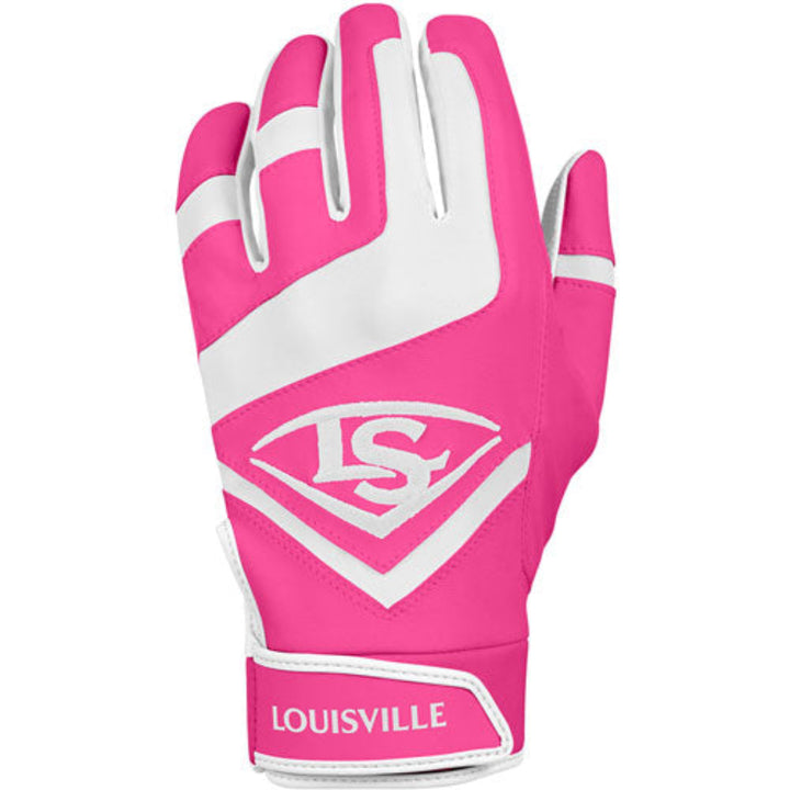 Louisville Slugger Adult Genuine Batting Gloves - Pink2