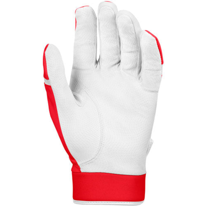 Louisville Slugger Adult Genuine Batting Gloves - Red / White2