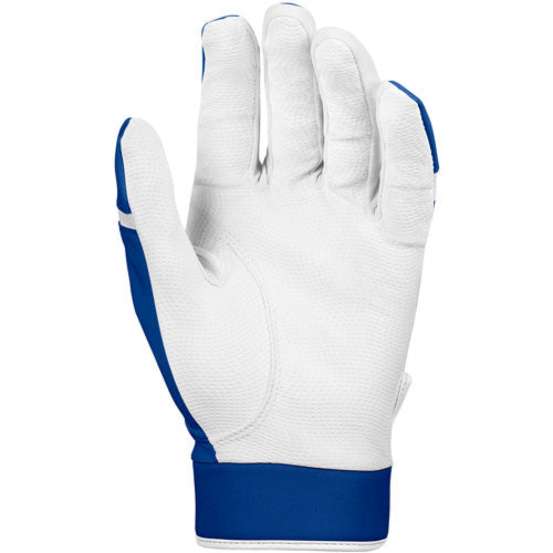 Louisville Slugger Adult Genuine Batting Gloves - Royal / White3